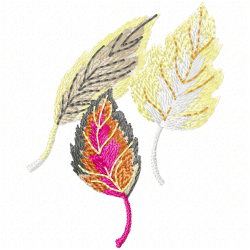 Leaves Embroidery Design 8